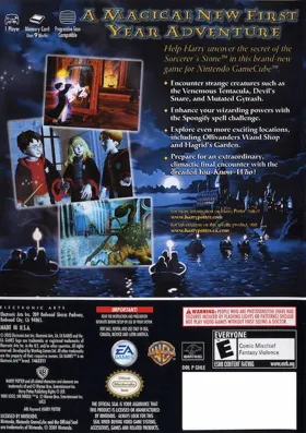 Harry Potter and the Sorcerer's Stone box cover back